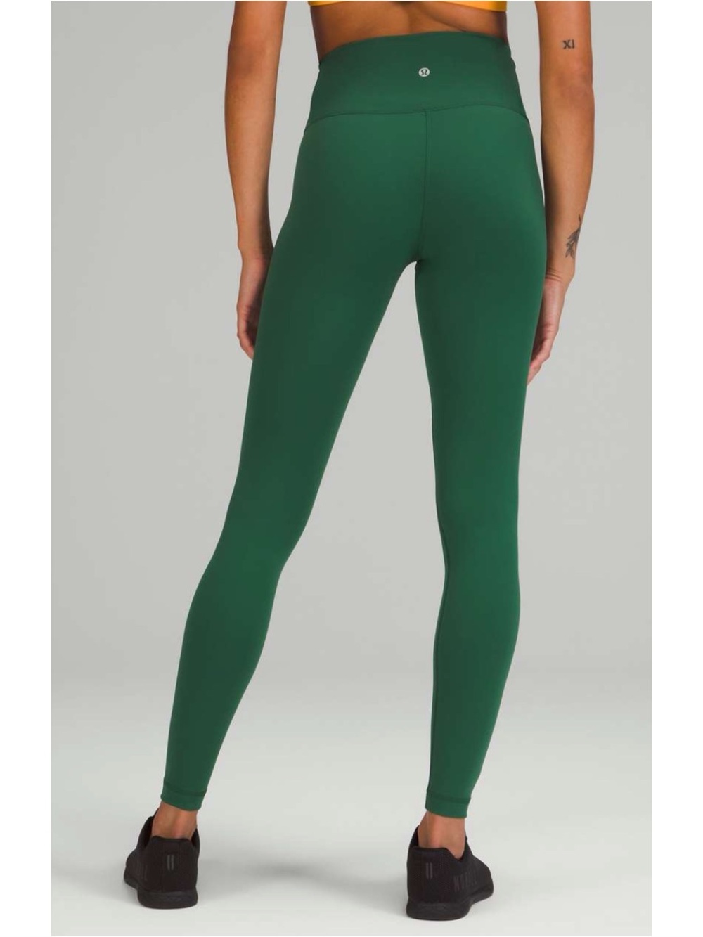 Lululemon wunder train high rise leggings everglade green 2